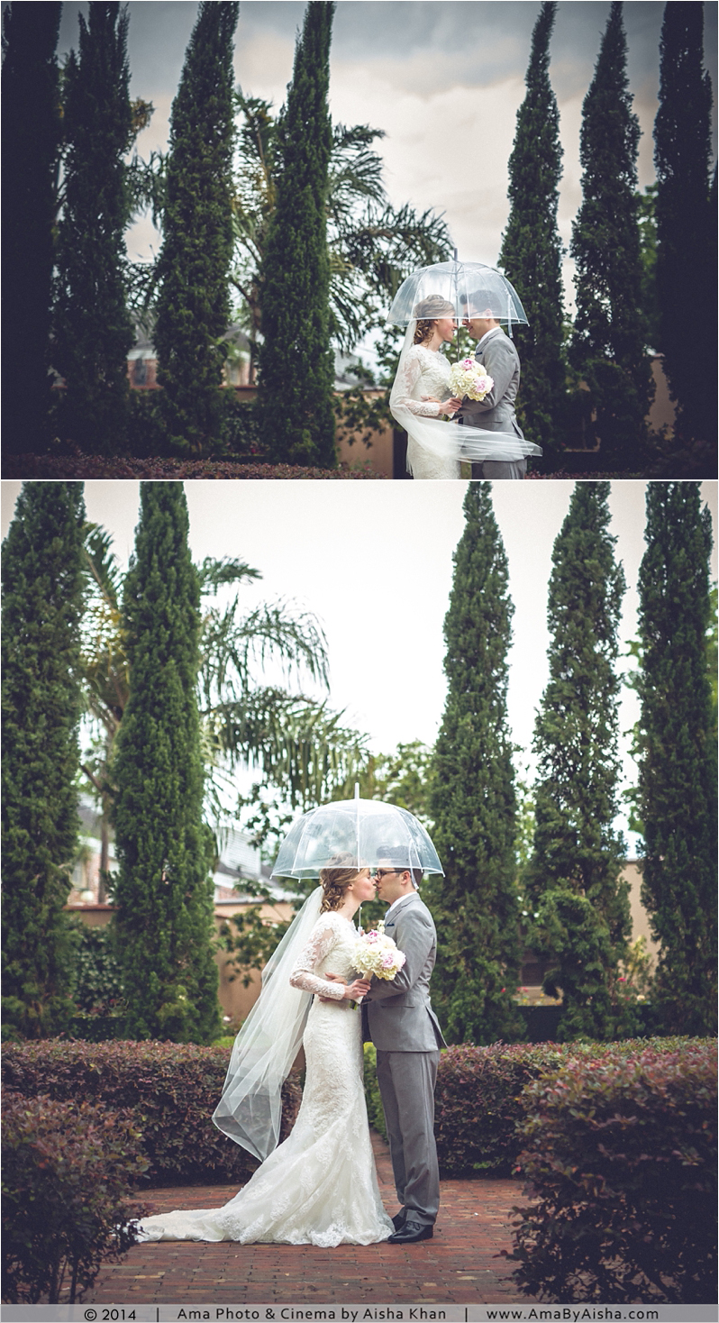 ©2014 | www.AmaByAisha.com | Rainy Day Wedding photography