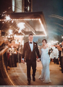 grand exit captured by houston wedding photographer